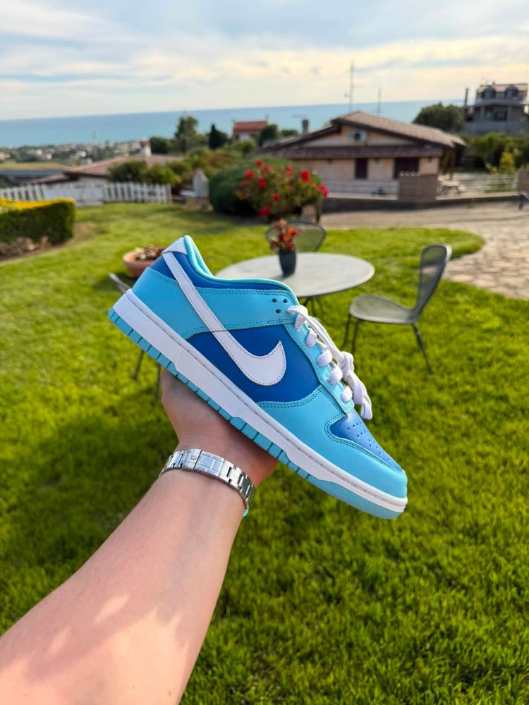 dunk low celeste blu 45